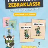 Pultkarten für die Zebraklasse