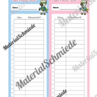 Rechenpass & Rechenurkunde für die Zebraklasse (Arbeitsblatt 02)