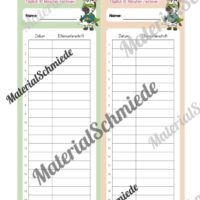 Rechenpass & Rechenurkunde für die Zebraklasse (Arbeitsblatt 03)