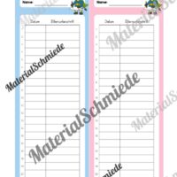 Rechenpass & Rechenurkunde für die Zebraklasse (Arbeitsblatt 05)