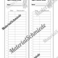 Rechenpass & Rechenurkunde für die Zebraklasse (Arbeitsblatt 11)