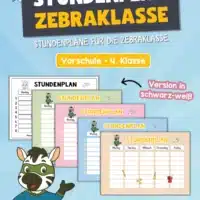 Stundenplan für die Zebraklasse