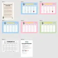 Stundenplan für die Zebraklasse (Überblick)