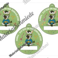 Umhängeschilder zur Einschulung (Zebraklasse) - Arbeitsblatt 10