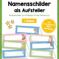 Namensschilder als Aufsteller (56 Varianten)