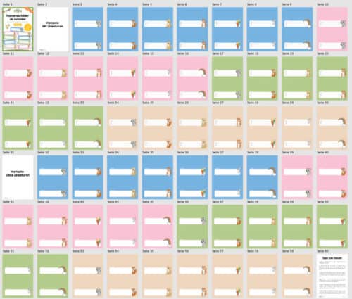 Namensschilder als Aufsteller (Überblick)