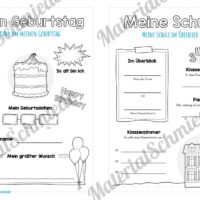 Das bin ich - Büchlein (Geburtstag & Schule)