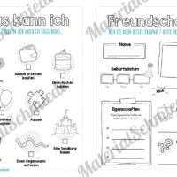 Das bin ich - Büchlein (Das kann ich & Freundschaft)