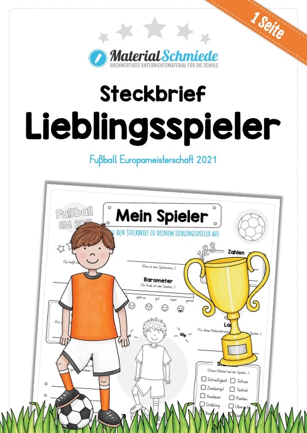 Steckbrief Fußball EM 2021: Mein Lieblingsspieler