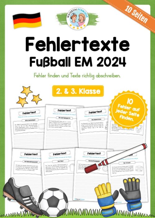 10 Fehlertexte zur Fußball EM 2024