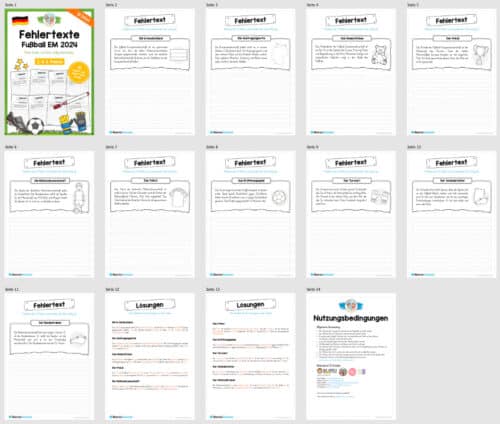 10 Fehlertexte zur Fußball EM 2024 (Überblick)