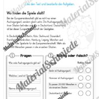 10 Lesetexte zur Fußball EM 2024 (mit Aufgaben) - Vorschau 05