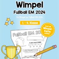Wimpel zur Fußball EM 2024