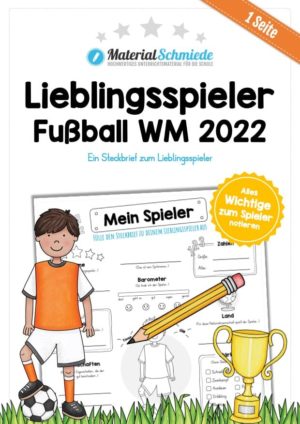 WM 2022: Steckbrief - Mein Lieblingsspieler