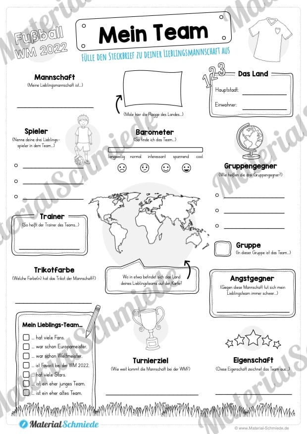 WM 2022: Steckbrief – Meine Lieblingsmannschaft (Vorschau)