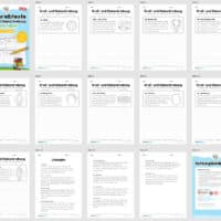 10 Abschreibtexte zum Fußball: Groß- und Kleinschreibung (2. Klasse) - Überblick