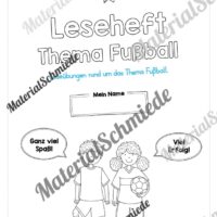 Leseheft: Thema Fußball (1. Klasse) - Vorschau 01