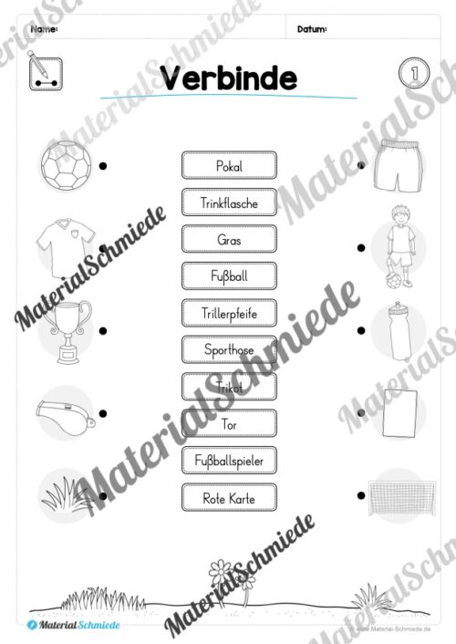 Leseheft: Thema Fußball (1. Klasse) - Vorschau 02