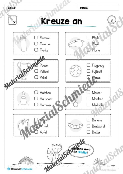 Leseheft: Thema Fußball (1. Klasse) - Vorschau 08