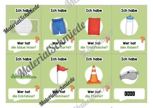 Lesespiel: Thema Fußball (1. & 2. Klasse) - Vorschau 03