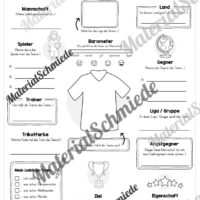 Steckbrief Fußball: Meine Lieblingsmannschaft (Arbeitsblatt 02)