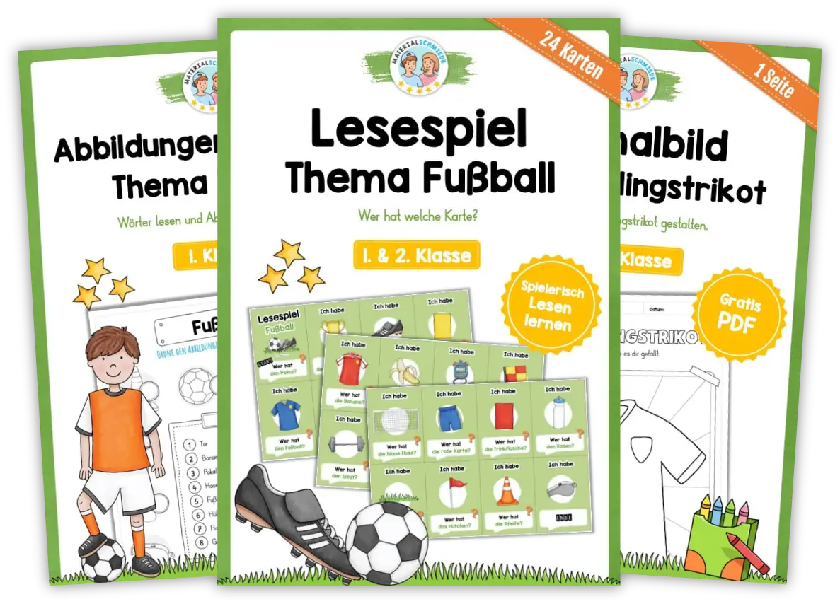 Unterrichtsmaterial Fußball (1. - 4. Klasse)