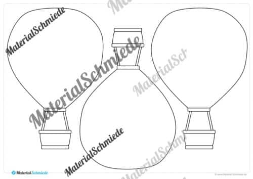 Heißluftballons zum Ausmalen (Vorschau 01)