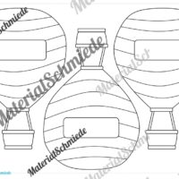 Heißluftballons zum Ausmalen (Vorschau 04)