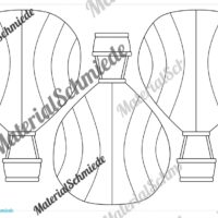 Heißluftballons zum Ausmalen (Vorschau 07)