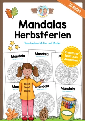 10 Mandalas zu den Herbstferien (zum Ausmalen)