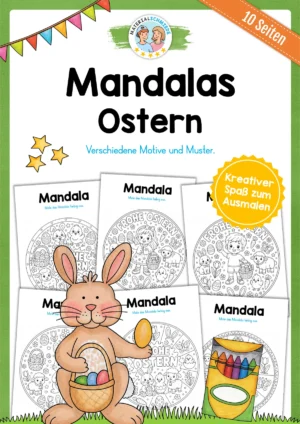 10 Mandalas zu Ostern (zum Ausmalen)