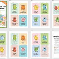 Motivationskarten für Kinder: Monster (24 Stück) - Überblick
