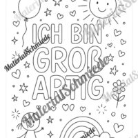 Kostenlose Ausmalbilder zum Thema Mut (Arbeitsblatt 04)