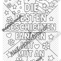Kostenlose Ausmalbilder zum Thema Mut (Arbeitsblatt 06)
