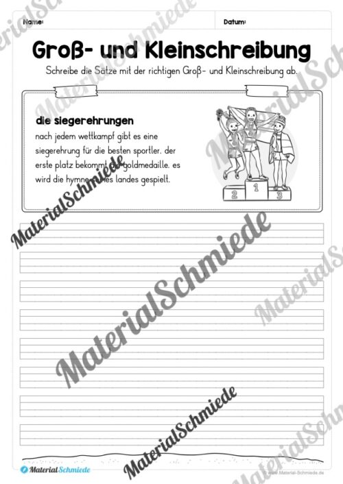 10 Abschreibtexte: Olympische Spiele 2024 (Vorschau 06)