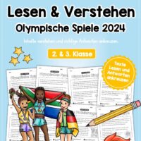 Lesen & Verstehen (Ankreuzen): Olympische Spiele 2024