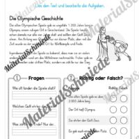 10 Lesetexte: Olympische Spiele 2024 (Vorschau 01)