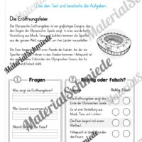 10 Lesetexte: Olympische Spiele 2024 (Vorschau 04)