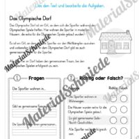 10 Lesetexte: Olympische Spiele 2024 (Vorschau 05)