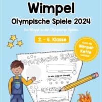 Wimpel: Olympische Spiele 2024