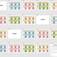 Willkommenskarte Schulstart: Blanko-Vorlage (quadratisch) - Überblick