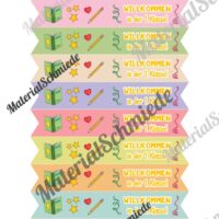 Willkommensgeschenk: Bleistiftwimpel (1.-4. Klasse) - Vorschau 01