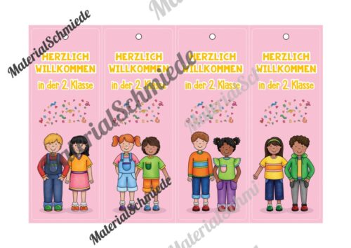 Willkommensgeschenk: Lesezeichen (1.-4. Klasse) - Vorschau 02