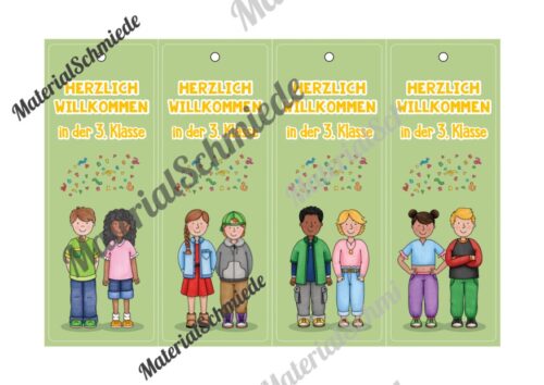 Willkommensgeschenk: Lesezeichen (1.-4. Klasse) - Vorschau 03