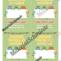 Willkommenskarte: Radiergummi (1.-4. Klasse) - Vorschau 04