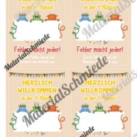 Willkommenskarte: Radiergummi (1.-4. Klasse) - Vorschau 05