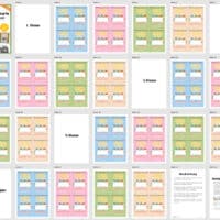 Willkommenskarte: Radiergummi (1.-4. Klasse) - Überblick