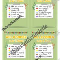 Willkommenskarte Schulstart: Schokolinsen (Vorlage) - Vorschau 03