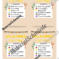 Willkommenskarte Schulstart: Schokolinsen (Vorlage) - Vorschau 04