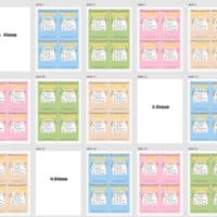 Willkommenskarte Schulstart: Schokolinsen (Vorlage) - Überblick